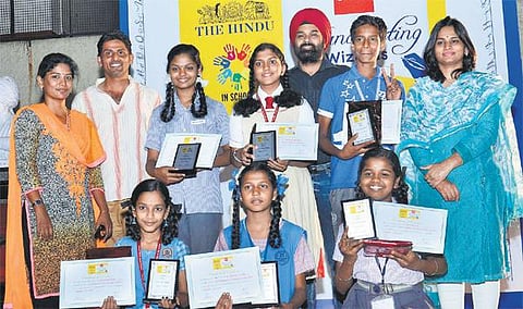 ‘﻿தி இந்து’ - ‘செல்லோ’ பேனா சார்பில் கையெழுத்து போட்டி﻿: சென்னையில் 477 மாணவ, மாணவிகள் பங்கேற்றனர்; 6 பேர் இறுதிப் போட்டிக்கு தேர்வு﻿
