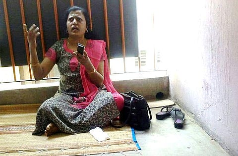 நியாயம் கிடைக்கும் வரை ஓயமாட்டேன்: கணவர் தியாகுவுக்கு எதிராக கவிஞர் தாமரை போராட்டம்