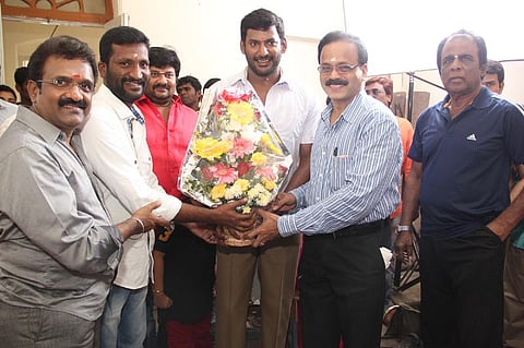 விஷால் - சுசீந்திரன் இணையும் படப்பிடிப்பு துவக்கம்
