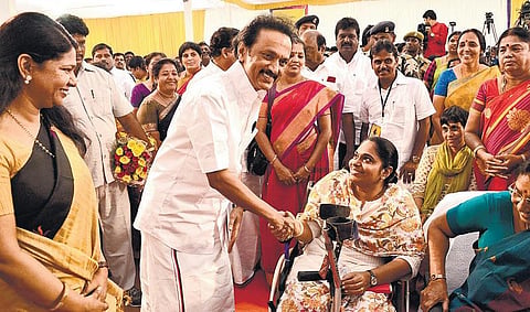 பெண் உரிமை, சமதர்மம் திமுகவின் அடிப்படை கோட்பாடு: கோவை மகளிர் தின விழாவில் மு.க.ஸ்டாலின் பேச்சு