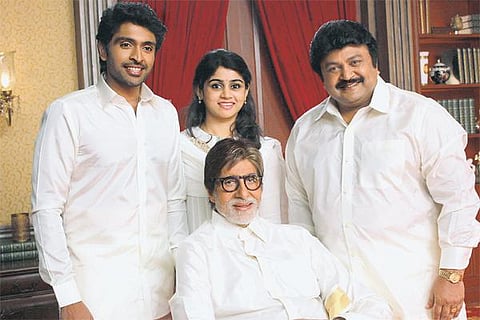 ரஜினியைவிட நான் ஸ்டைலா வேட்டி கட்டுவேன்﻿: அமிதாப் பச்சனின் உற்சாக கலாட்டா