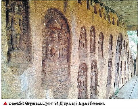 தேனியில் சமூக விரோதிகளின் கூடாரமாகி வரும் சமணர் குகை படுக்கை﻿