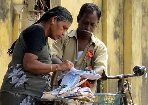 மணியார்டர் சேவை நிறுத்தமா?﻿- தபால் துறையை வீழ்த்த தனியார் நிறுவனங்கள் அவதூறு பரப்புகின்றன﻿- மத்திய தபால்துறை அதிகாரி சுற்றறிக்கை﻿