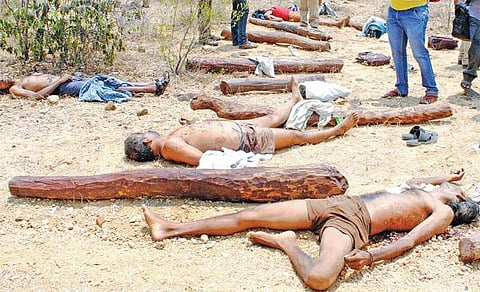 செம்மரக் கடத்தல்: அப்பாவிகளை பலியாக்கும் ரவுடிகள்﻿