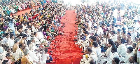 திருவாரூரில் மும்மூர்த்திகள் ஜெயந்தி விழா﻿﻿: பஞ்சரத்ன கீர்த்தனைகள் இசைத்து அஞ்சலி﻿