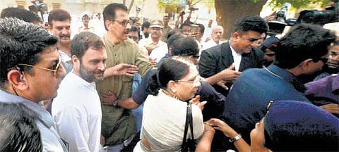 ஆர்எஸ்எஸ் ஆதரவாளர் தொடர்ந்த அவதூறு வழக்கு﻿﻿: நீதிமன்றத்தில் ஆஜரானார் ராகுல் காந்தி﻿