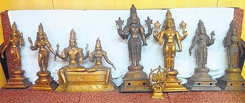 10-ம் நூற்றாண்டை சேர்ந்த ரூ.77 கோடி மதிப்புள்ள 8 சாமி சிலைகள் பிடிபட்டன: சென்னையில் ஒருவர் கைது