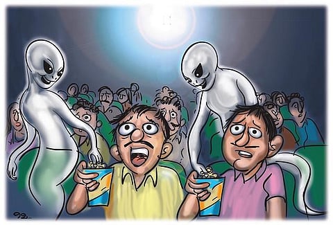 பேய்களை திருப்திப்படுத்த பிளக்ஸ் போர்டு
