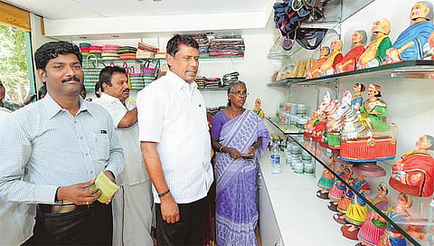 மாமல்லபுரத்தில் கைவினை பொருட்கள் விற்பனை கூடம் திறப்பு﻿