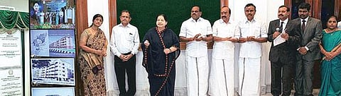 கோயம்பேட்டில் 2 அடுக்கு பார்க்கிங், தானிய அங்காடி﻿﻿: தமிழகம் முழுவதும் 1,900 புதிய குடியிருப்புகள் - முதல்வர் ஜெயலலிதா திறந்துவைத்தார்﻿﻿