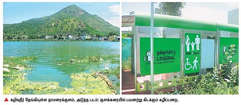 திருவண்ணாமலையில் அவல நிலை﻿; அழகிய தாமரைக்குளம் கழிவுநீர் குளமானது﻿: சீரமைக்க பொதுமக்கள் கோரிக்கை﻿