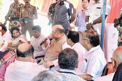 தமிழகத்தில் ஊழலை ஒழிக்க பாஜகவுக்கு ஆதரவு தர வேண்டும்﻿: ஜாதி சங்க தலைவர்களிடம் அமித்ஷா வேண்டுகோள்﻿