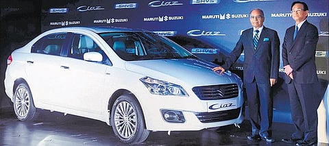 மாருதி சுஸுகி நிறுவனத்தின் ஹைபிரிட் சியாஸ் அறிமுகம்﻿