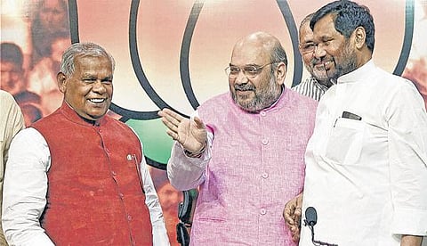 பிஹார் மாநில சட்டப்பேரவைத் தேர்தல்﻿﻿: பாஜக கூட்டணியில் தொகுதி உடன்பாடு﻿ - பாஜக 160, எல்ஜேபி 40, ஆர்எஸ்எல்பி 23, எச்ஏஎம் 20