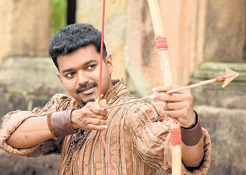 வாள் சுற்றிய விஜய்.. 3 மொழிகளில் பேசிய ஸ்ரீதேவி﻿ - வெளிவராத ‘புலி’ சுவாரஸ்யங்கள்﻿