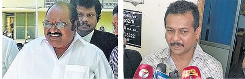 காகித ஆலை அபகரிப்பு வழக்கு﻿: திருப்பூர் நீதிமன்றத்தில் திமுக எம்.எல்.ஏ. ஆஜர்﻿