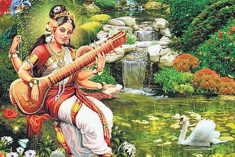 ஞான தெய்வம் சரஸ்வதி﻿