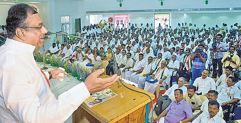 2016-ல் காங்கிரஸை நல்ல நிலைக்கு கொண்டு வராவிட்டால் பதவி விலகுவேன்﻿: தென் மண்டல மாநாட்டில் இளங்கோவன் சபதம்﻿