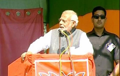 தேர்தலில் பாஜகவுக்கு வெற்றியை கொடுங்கள்; பிஹாரில் ஊழலை ஒழித்து காட்டுகிறேன்: நிதிஷ்குமார் மீது குற்றம்சாட்டி பிரதமர் நரேந்திர மோடி வாக்குறுதி