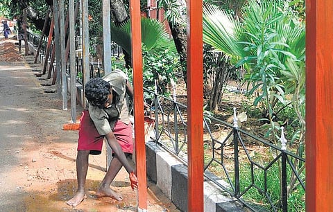 உயர் நீதிமன்றத்துக்கு மத்திய பாதுகாப்புப் படை﻿: புதிய நுழைவாயில் உள்ளிட்ட ஆயத்தப் பணிகள் தீவிரம்﻿