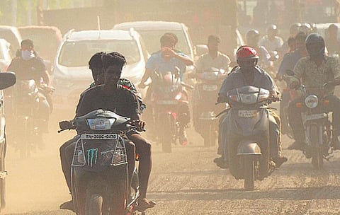 கனமழைக்கு பிறகு﻿ சென்னை சாலைகளில் காற்று மாசு அதிகரிப்பு﻿: அனுமதிக்கப்பட்ட அளவைவிட 5 மடங்கு உயர்வு﻿