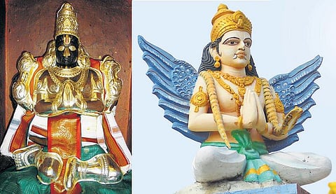 கருடாழ்வார் : பெருமாளின் ஆதர்ச நண்பன்﻿