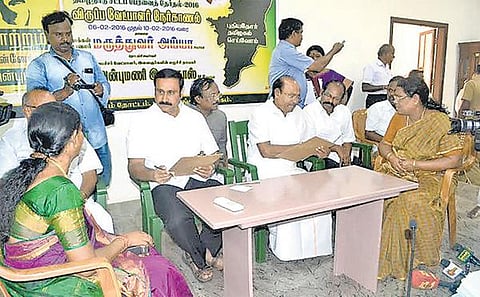 பாமக வேட்பாளர்கள் நேர்காணல் தொடக்கம்﻿: ‘திமுகவுடன் கூட்டணியா’- ராமதாஸ் விளக்கம்﻿
