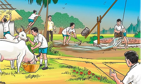 என்னைச் செதுக்கிய மாணவர்கள்: மாணவ விவசாயி இளஞ்செழியன்﻿