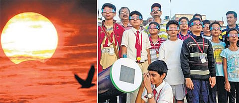 சென்னையில் குறைந்த நேரமே கிரகணம் தெரிந்தது