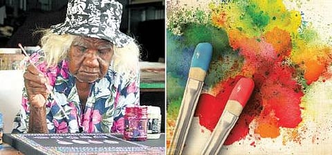 உலகின் மிக வயதான ஓவியர்!