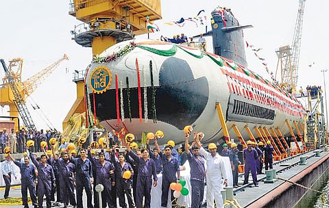உள்நாட்டு தொழில்நுட்பத்தில் தயாராகும்﻿ நீர்மூழ்கி போர்க் கப்பல் விரைவில் சோதனை ஓட்டம்﻿