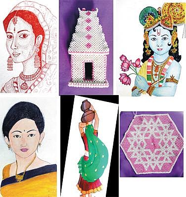 போகிற போக்கில்: தேங்காய் ஓட்டில் மிளிரும் ஓவியங்கள்!