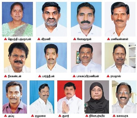 13 தொகுதிகளில் அறிவிக்கப்பட்ட வேலூர் மாவட்ட அதிமுக வேட்பாளர்கள் விவரம்: புதிய முகங்கள் 8 பேருக்கு வாய்ப்பு﻿