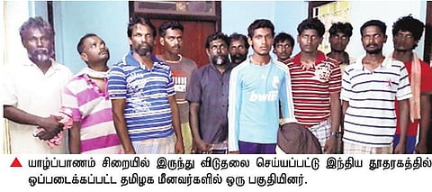இலங்கை சிறைகளில் இருந்து 99 மீனவர்கள் விடுதலை