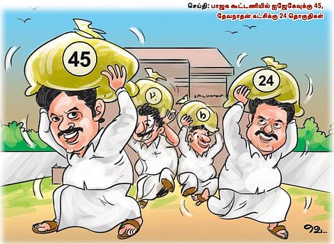 சிறிய கட்சிகளுக்கு 73 தொகுதிகள் ஒதுக்கி தாராளம்: பாஜக நிர்வாகிகள் கடும் அதிருப்தி