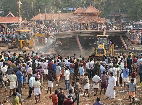 அதிகாரிகள் காயமடையாதது ஏன்?﻿ - கேரள கோயில் வெடிவிபத்து வழக்கில் நீதிமன்றம் கேள்வி﻿