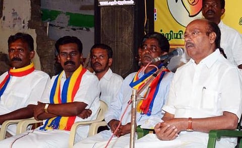 பாமக ஆட்சியில் மட்டுமே தரமான இலவச கல்வி கிடைக்கும்: ராமதாஸ்﻿