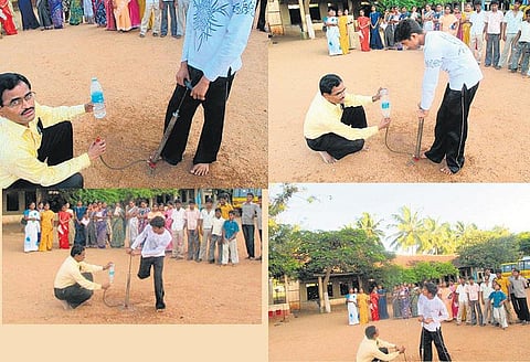 அடடே அறிவியல்: காற்றில் பறக்கும் பாட்டில்﻿
