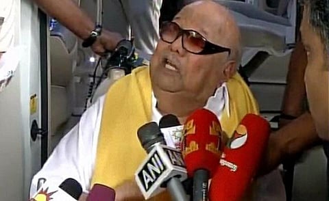 திமுகவுக்கு வாக்களித்த மக்களுக்கு கருணாநிதி நன்றி﻿