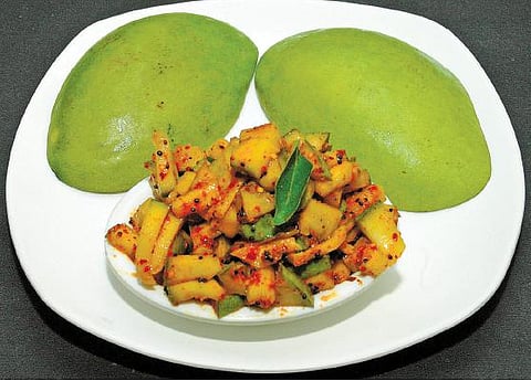 மாங்காய் உடனடி ஊறுகாய்