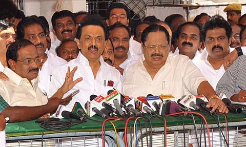 சட்டப்பேரவையில் திமுகவினர் மீது ஆளும் கட்சி விமர்சனம்: ஸ்டாலின் காட்டம்