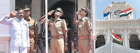சென்னையில் அரசு அலுவலகங்களில்﻿ சுதந்திர தின கொண்டாட்டம்﻿