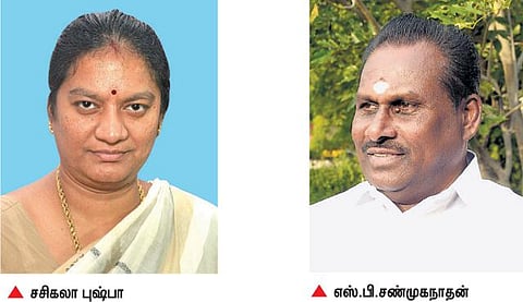 அமைச்சர் எஸ்.பி.சண்முகநாதனிடம் இருந்து﻿ கட்சிப் பதவி பறிப்புக்கு சசிகலா புஷ்பா விவகாரம் காரணமா?﻿