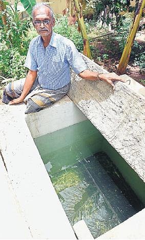 குடிப்பதற்கும், சமையலுக்கும் மழைநீர் மட்டுமே உபயோகம்﻿: 28 ஆண்டுகளாக பின்பற்றும் முதியவர்