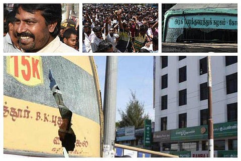 இந்து முன்னணி பிரமுகர் கொலை: கோவையில் பதற்றத்தால் போலீஸ் குவிப்பு