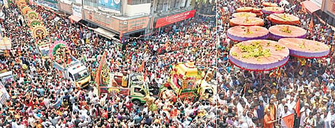 திருப்பதி திருக்குடை ஊர்வலம் கோலாகலமாக தொடங்கியது﻿