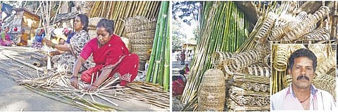பிளாஸ்டிக் பொருட்கள் வருகையால் நலிவடைந்த மூங்கில் தொழில்﻿: தொழிற்கூடம் அமைக்க கோரிக்கை