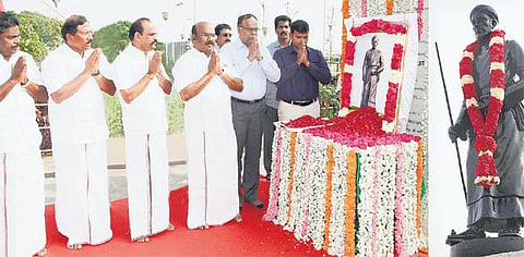 வீரமாமுனிவர் பிறந்த தினம்: தமிழக அமைச்சர்கள் மரியாதை