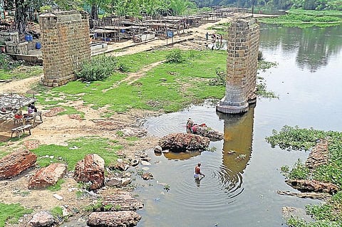 பரிதாப நிலையில் புனிதமான பழநி சண்முகநதி﻿: நதியைப் பாதுகாக்க பக்தர்கள் எதிர்பார்ப்பு﻿﻿