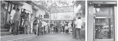 அறிவிப்பு வெளியாகி ஒரு மாதம் நெருங்கும் நிலையிலும்﻿ பணத் தட்டுப்பாடு நீங்காததால் பரிதவிக்கும் மக்கள்﻿